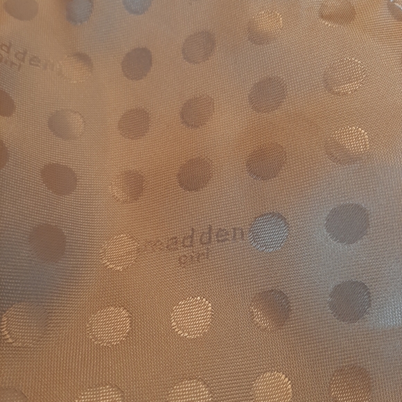Madden Girl Backpack Blue and Cream Stripped - Picture 2 of 16